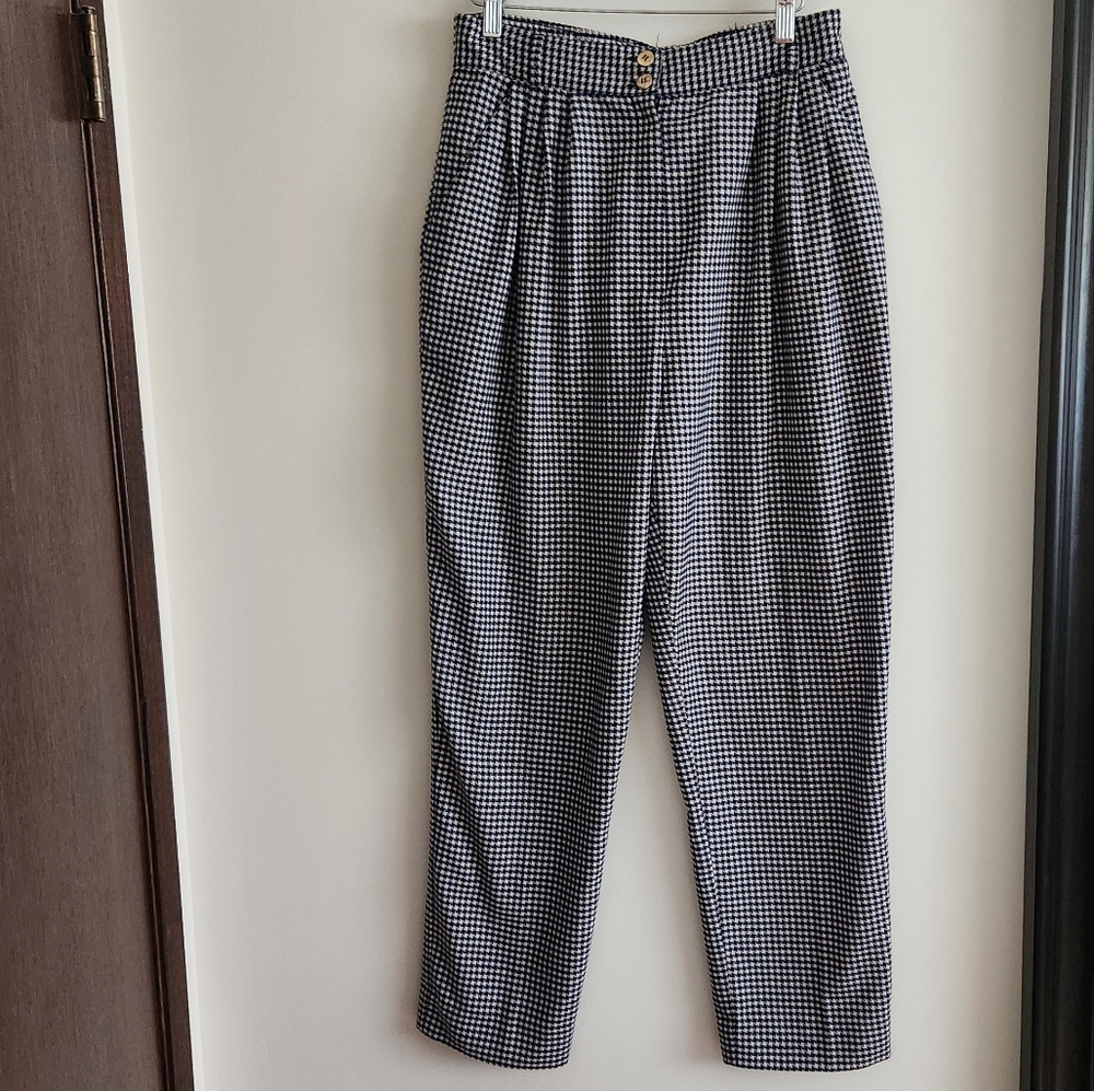 Vintage Houndstooth Trousers